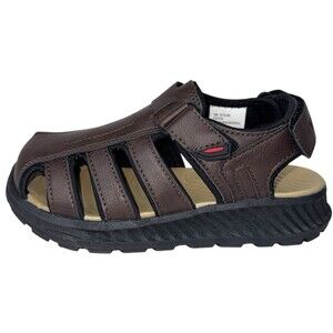 Thereabouts Flow Kids Size 13 Strappy Sandals Brown Shoes Youth New